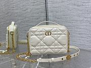 DIOR | Caro White belt pouch with chain-19*5*14cm - 1