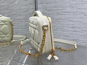 DIOR | Caro White belt pouch with chain-19*5*14cm - 5