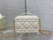 DIOR | Caro White belt pouch with chain-19*5*14cm - 3