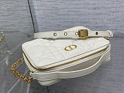 DIOR | Caro White belt pouch with chain-19*5*14cm - 2