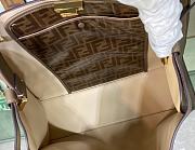 Fendi| Large Peekaboo X-Lite Brown Leather Bag-42*12*32cm - 2