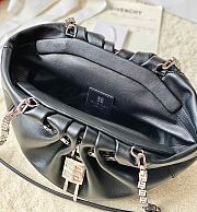 Givenchy Calfskin Kenny Shoulder Bag Black-32x22x17cm - 5