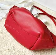 Givenchy Calfskin Kenny Shoulder Bag Red-32x22x17cm - 2