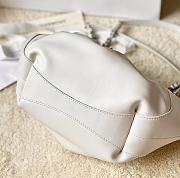  Givenchy Calfskin Kenny Shoulder White Pink-32x22x17cm - 4