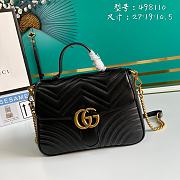 Gucci | GG Marmont Top Handle Bag -27*19*10.5cm - 1