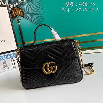 Gucci | GG Marmont Top Handle Bag -27*19*10.5cm