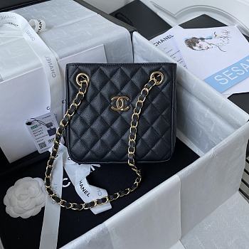 Chanel Shoulder bag Black AS3716-16x15x9cm