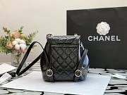 CHANEL BAKCPACK Black 140318B-18x18x12cm - 5