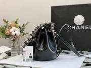 CHANEL BAKCPACK Black 140318B-18x18x12cm - 3