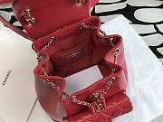 CHANEL BAKCPACK Red 140318B-18x18x12cm - 4