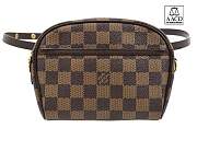 LOUIS VUITTON Damier Ebene Pochette Ipanema Bag-18cm*13cm*4cm - 1