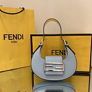 Fendi Cookie handle bag blue-22*4.5*17.5cm - 1