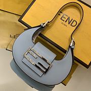 Fendi Cookie handle bag blue-22*4.5*17.5cm - 2