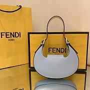 Fendi Cookie handle bag blue-22*4.5*17.5cm - 5