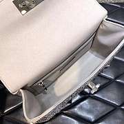Valentino Garavani One Stud Handbag Silver-25cm  - 2