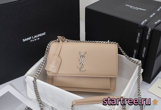 YSL | MEDIUM Sunset Satchel In Smooth Leather- 25x18x5cm - 1