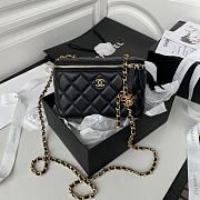 Chanel 2020 SS Cosmetic Bag Black-17cm - 1