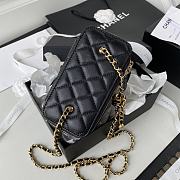 Chanel 2020 SS Cosmetic Bag Black-17cm - 5