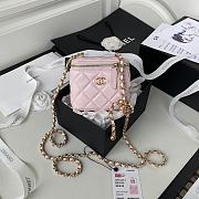 Chanel 2020 SS Small Cosmetic Bag Pink - 1