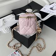 Chanel 2020 SS Small Cosmetic Bag Pink - 4