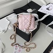 Chanel 2020 SS Small Cosmetic Bag Pink - 3