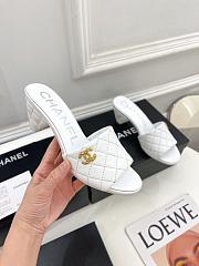 CHANEL Slipper White - 3