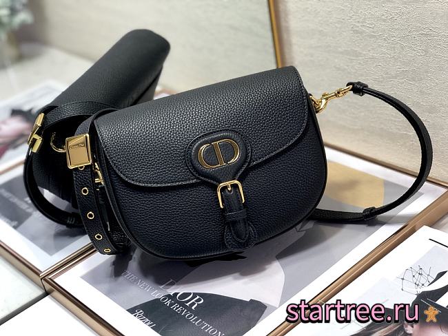 DIOR | Medium Bobby Bag Black - M9319 - 22 x 17 x 6 cm - 1