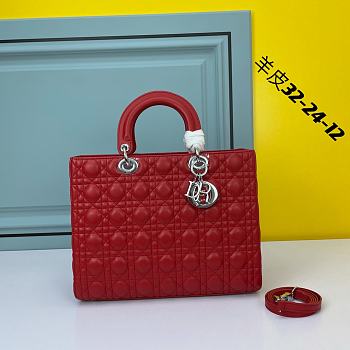 CohotBag lady dior Silver Hardware-32*12*24