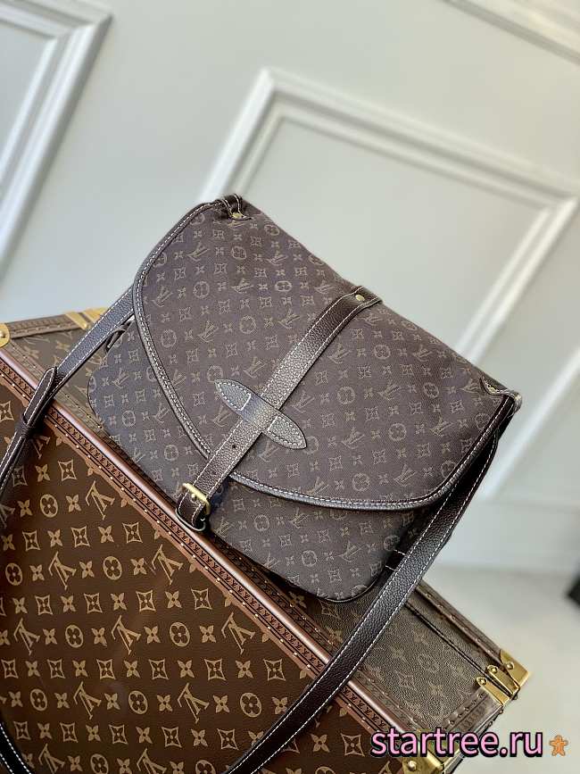 LOUIS VUITTON Monogram Mini Lin Saumur-28x11x20cm - 1