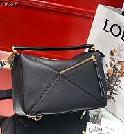 LOEWE |Small Puzzle bag Black- - 24 x 14 x 11 cm - 4
