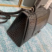 Balenciaga  Hourglass large Bag In Black - 2