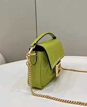 Fendi Baguette Acid green nappa leather bag-19*4*11.5 - 3