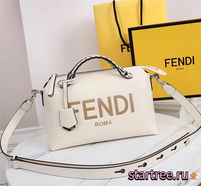 Fendi By The Way Bag White-28X15X13CM - 1