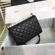 Chanel Flap Bag Material Lambskin-21x16x4cm - 3