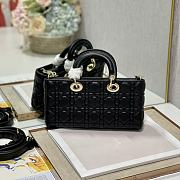 Dior Lady D-Joy Bag Black-26*6*14cm - 4