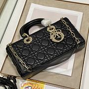 Dior Lady D-Joy Bag Black-26*6*14cm - 2