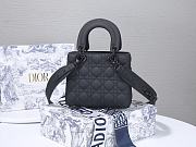 Lady Dior Black M0538-20cm - 3