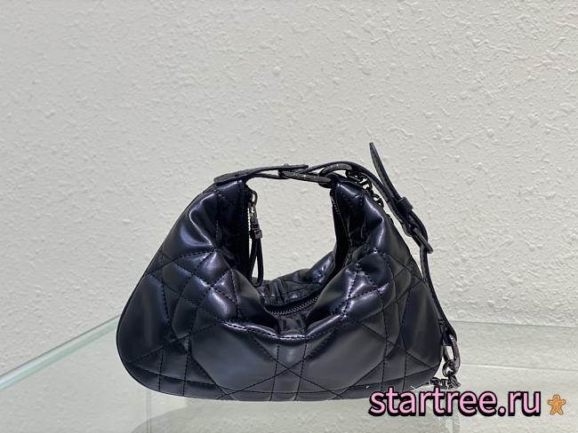 Dior Caro Shoulder Bags Black-25 x 16 x 2.5 cm - 1