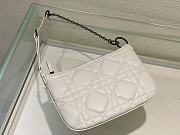 Dior Caro Shoulder Bags White -25 x 16 x 2.5 cm - 4