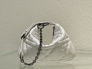 Dior Caro Shoulder Bags White -25 x 16 x 2.5 cm - 2