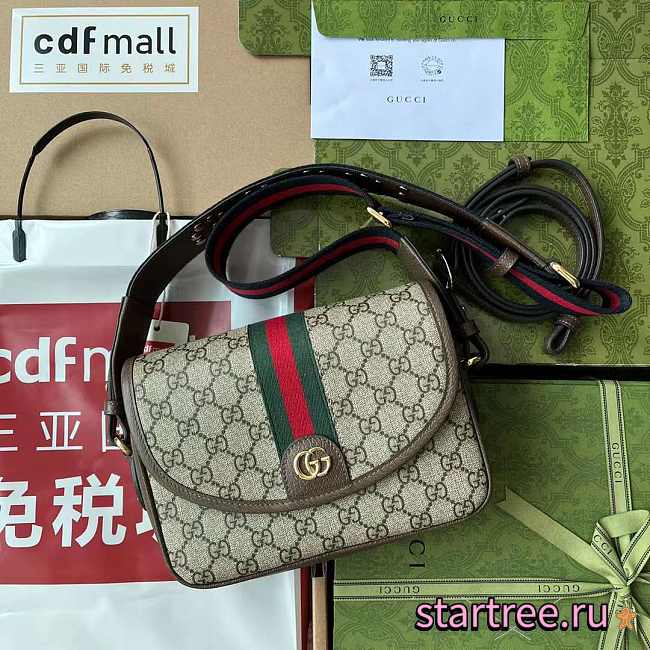  GUCCI Ophidia mini shoulder bag-23x 17x 7CM - 1