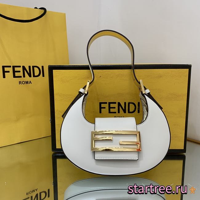 Fendi Cookie handle bag White-22*4.5*17.5cm - 1