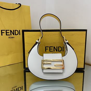 Fendi Cookie handle bag White-22*4.5*17.5cm
