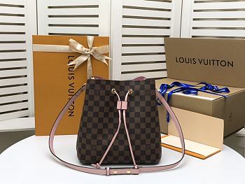 Louis Vuitton NéoNoé MM Damier Saffron Pink Strap