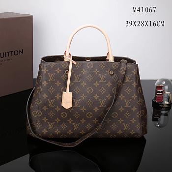 LOUIS VUITTON Monogram Montaigne MM-39cm x 28 cmx 16cm