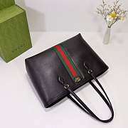 Gucci | Ophidia Medium GG Tote Leather Black-38 x 28x 14 cm - 5