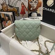 CHANEL | Shoulder Bags Light Green-15x19x7cm - 4