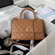 CHANEL Coco Handle Brown-23cm - 1