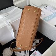 CHANEL Coco Handle Brown-23cm - 5