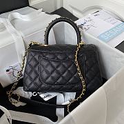 CHANEL Coco Handle Black-23cm - 2